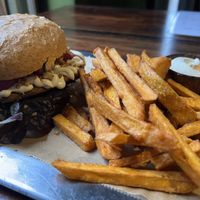#2 Esel and sweet potatoes fries  at Bärenstark in Cologne
