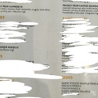 Menu  at Hyatt Place Lake Powell in Page
