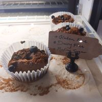 Blueberry apple muffins at New Holland Coffee Co in New Holland