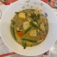 Green curry at Pum Thai Restaurant & Cooking School in Phuket