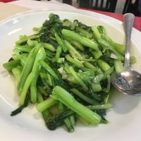 Chinese cabage with garlic at All About Noodles in Lisbon