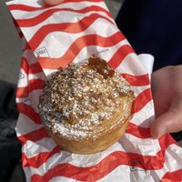 Vegan croissant with apricot filling   at Pavé in Milan