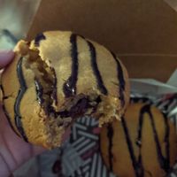 Peanut butter chocolate vegan cookie at Goodnight Fatty in Salem