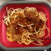 spaghetti (in my own container)  at The Vutcher in Mandaluyong