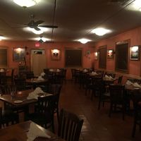 Restaurant at the end of the night  at Venetian Hot Plate in Port Aransas