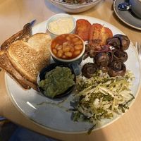 vegan breakfast  at Ezra & Gil in Manchester