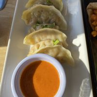 Vegetable momos  at Himalayan in Belfast