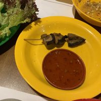 Shiitake skewers at Mon Viet in Barcelona