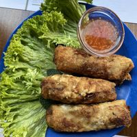 Crispy fried tofu rolls  at Mon Viet in Barcelona