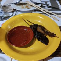 Pinchos shiitake at Mon Viet in Barcelona