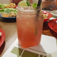 Blueberry lemonade at Mon Viet in Barcelona