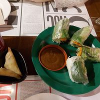 Summer rolls at Mon Viet in Barcelona