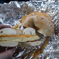 Vegan American Eggle at Seize the Bagel in Vancouver