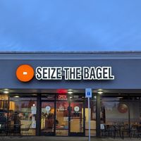 exterior at Seize the Bagel in Vancouver