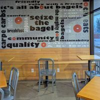 interior at Seize the Bagel in Vancouver