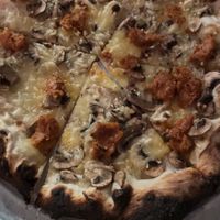 Hot White Pizza  at Oregano in Brooklyn