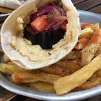 Sabich (ordered vegan) at Benaim in Buenos Aires