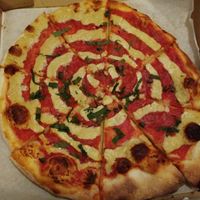 Vegan Cheeze Pizza at Whirled Pies in Eugene