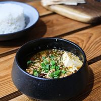 Szechuan Mapo Tofu with Rice at 2084 in Kowloon