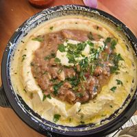 Hummus ful at Abu Shaker in Haifa