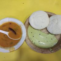 South Indian dish - Idli. at Agarwal's Sweet And Snacks in Gangtok