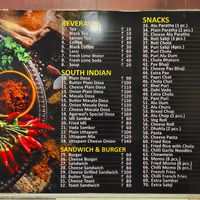 Menu. at Agarwal's Sweet And Snacks in Gangtok