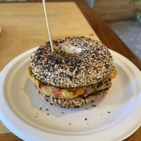 Vegan egg sandwich  at The Green Room in Portsmouth