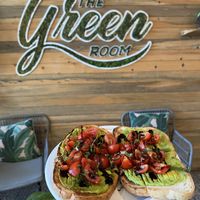 Avo toast  at The Green Room in Portsmouth