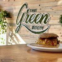 Vegan breakfast sandwich!!  at The Green Room in Portsmouth