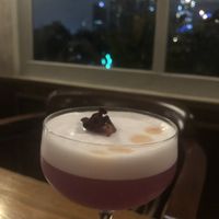 Vegan cocktail at Babooji in Jakarta