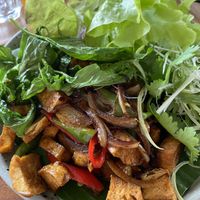 Tofu lettuce wraps   at Fisherman's House in Koh Samui