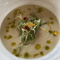 Cauliflower fennel soup   at Fisherman's House in Koh Samui