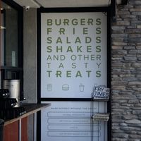 Cute sign  at Plant Power Fast Food in Riverside