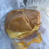 Cheese, Egg, and Sausage Croissant  at Plant Power Fast Food in Riverside