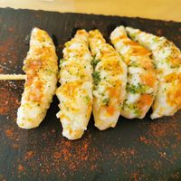 Vegan shrimps at La Vegana Taperia in Malaga