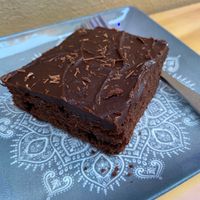 Brownie  at La Vegana Taperia in Malaga