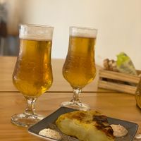 Tapa de tortilla de patatas at La Vegana Taperia in Malaga