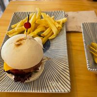 The Mini Burger. at La Vegana Taperia in Malaga