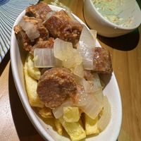 Chorizó al vino  at La Vegana Taperia in Malaga