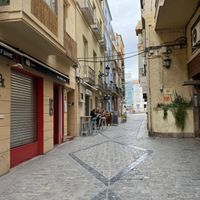 Street view, it is the second to the left in this picture  at La Vegana Taperia in Malaga