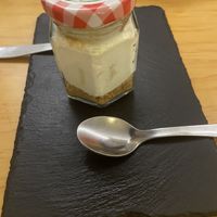Cheesecake de lotus  at La Vegana Taperia in Malaga
