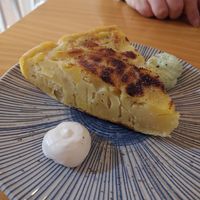 Tortilla at La Vegana Taperia in Malaga