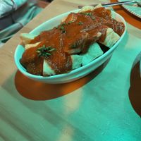 patatas bravas  at La Vegana Taperia in Malaga