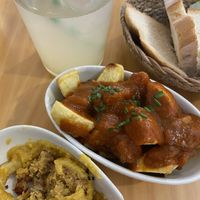 batatas bravas  at La Vegana Taperia in Malaga