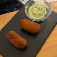 Little croquettes   at La Vegana Taperia in Malaga