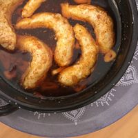 Gambas veganas  at La Vegana Taperia in Malaga