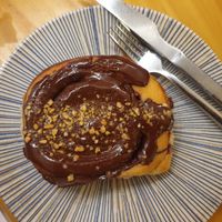 Nutella & Ferrero  roche roll at La Vegana Taperia in Malaga