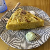 Spanish Potato Cake  at La Vegana Taperia in Malaga