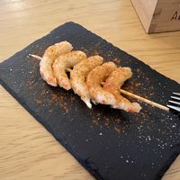 Shrimps, very authentic consistency  at La Vegana Taperia in Malaga