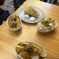 A few of the dishes we tried   at La Vegana Taperia in Malaga